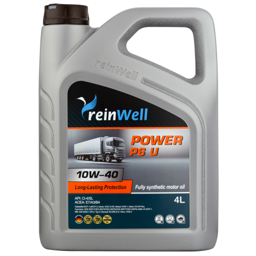 Моторное масло POWER P6 U 10W-40 CI-4 - 4 л