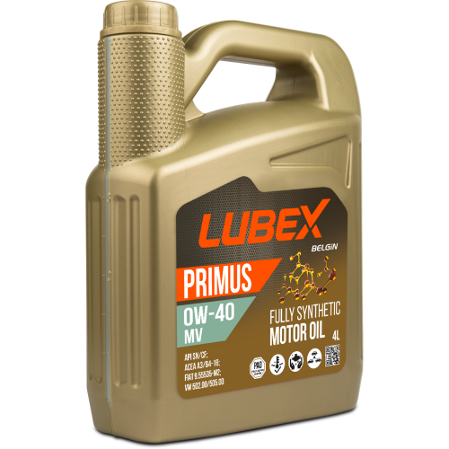 Синтетическое моторное масло PRIMUS MV 0W-40 - 4 л Синтетическое моторное масло PRIMUS MV 0W-40 - 4 л